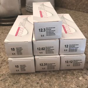 Custom order of 10 & 12 levels. Framcolor Glamour